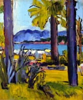 A View of the Côte d'Azur, Circa 1920
