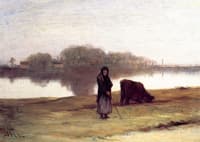 Woman with Cow