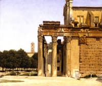 View of the Via Sacra, Rome