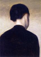 Back View of a Young Girl: Anna Hammershøi