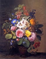 Boquet of Flowers in a Greek Vase