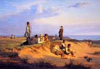 Men of Skagen on a Summer Evening in Good Weather