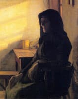 A Blind Woman in Her Room