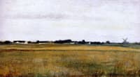 Landscape from Virum near Fredericksdal, summer