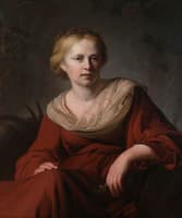 A Young Woman in Arcadian Costume