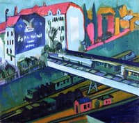 Streetcar and Train