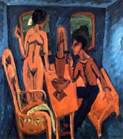 Turmzimmer, Selbstbildnis mit Erna