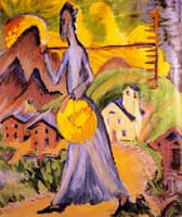 Alpine Life, Triptych (right panel)