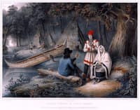 Indian Wigwam in Lower Canada