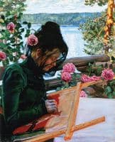 Mary Sewing in Kalela