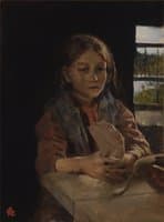 Girl Singing the Bark Bread Song