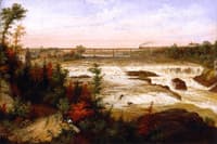The Tubular Bridge at St. Henry'a Falls