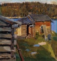 The Ekola Croft in Evening Sunlight