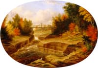 Dery's Bridge, Salmon Leap, Jacques Cartier River