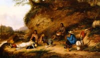Indian Encampment at Big Rock