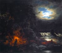 Portage near Falls of Grand'Mere, St. Maurice River