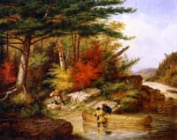 Indians in the Employ of the Hudson's Bay Company at at Portage