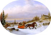 Habitants Returning from Town