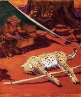 Self-Portrait with Cheetah