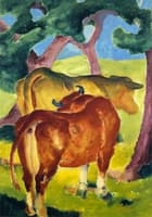 Cows under Trees