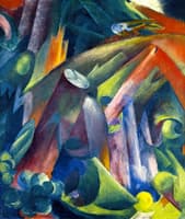 Forest Interior with Bird