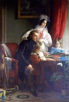 August Ferdinand Graf Breuner and his wife Maria Theresa Enckevoirt-Esterhazy and the two children
