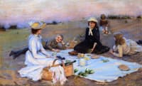 Picnic Supper on the Sand Dunes