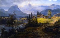 View of Øylo Farm, Valdres