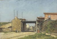Relèvement du chemin de fer de ceinture, Station du Bel Air et rue Montempoivre