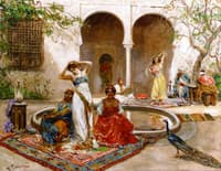 Dancing in the Harem Courtyard