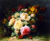 A Bouquet of Cabbage Roses
