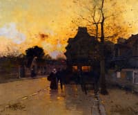 Village, an Autumn Evening