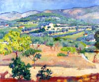 Landscape in the South of France