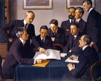 Group Portrait of the Board of the Kunstverein