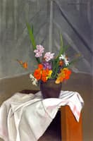 Nasturtium, Dasies and Wild Roses