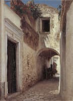 A Street Scene, Capri