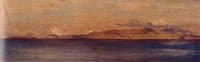 Distant View of Mountains in the Aegean Sea