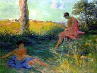 Nymphs at the Edge of the Woods