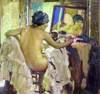 Reflections. At The Dressing Table.
