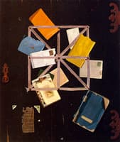 Letter Rack and Black Door