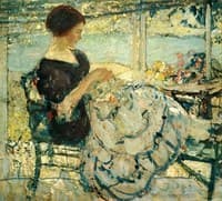 Woman Sewing