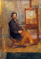 Self-Portrait at the Easel