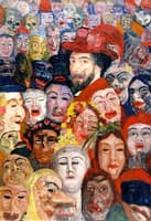 Self-Portrait with Masks