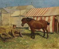 Behind the Tents
