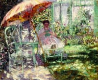 The Garden Parasol (study)