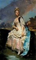 La marquise d'Hervey Saint-Denys en Diane