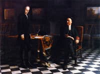 Peter the Great Interrogating Prince Aleksei Petrovich in Peterhof