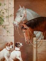 The encounter at the horse barn