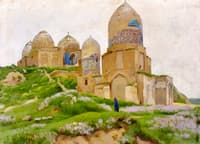 Domes of the Shah-i-Zinda Mausoleum