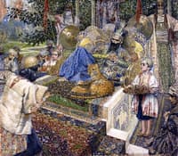 Ferdowsi Reads the Shahnameh to Mahmud of Ghazni